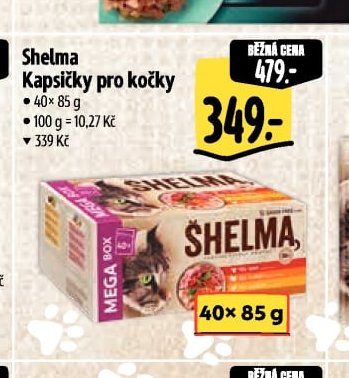 Shelma Kapsičky pro kočky