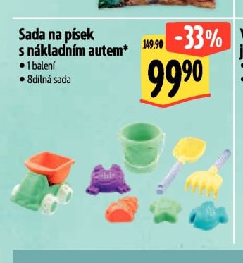 Sada na písek s nákladním autem