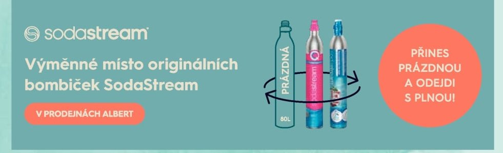 Výměnné místo originálních bombiček SodaStream