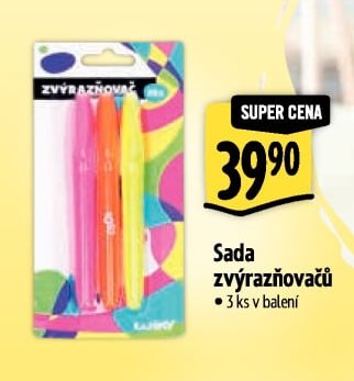 Sada zvýrazňovačů