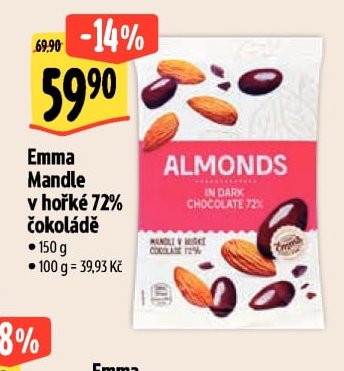 Emma Mandle v hořké 72% čokoládě