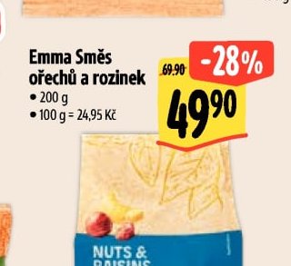 Emma Směs ořechů a rozinek