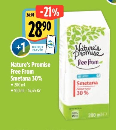 Nature's Promise Free From Smetana 30%