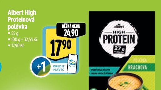 Albert High Proteinová polévka