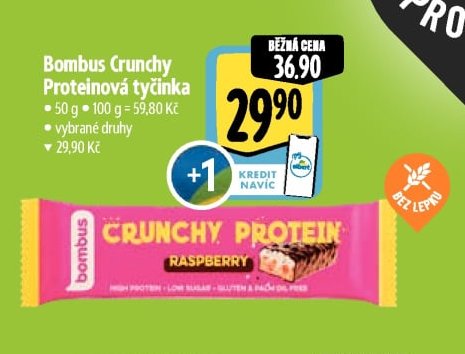Bombus Crunchy Proteinová tyčinka