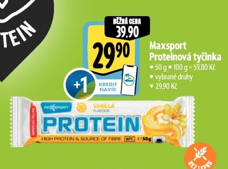 Maxsport Proteinová tyčinka