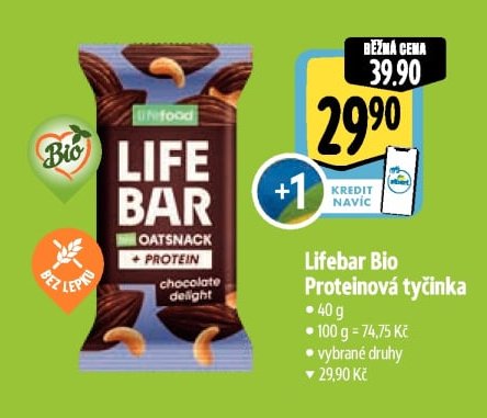 Lifebar Bio Proteinová tyčinka