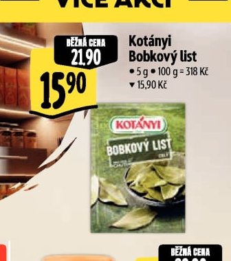 Kotányi Bobkový list