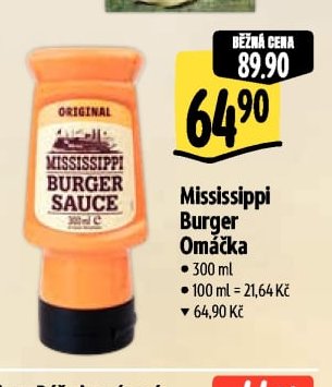 Mississippi Burger Omáčka