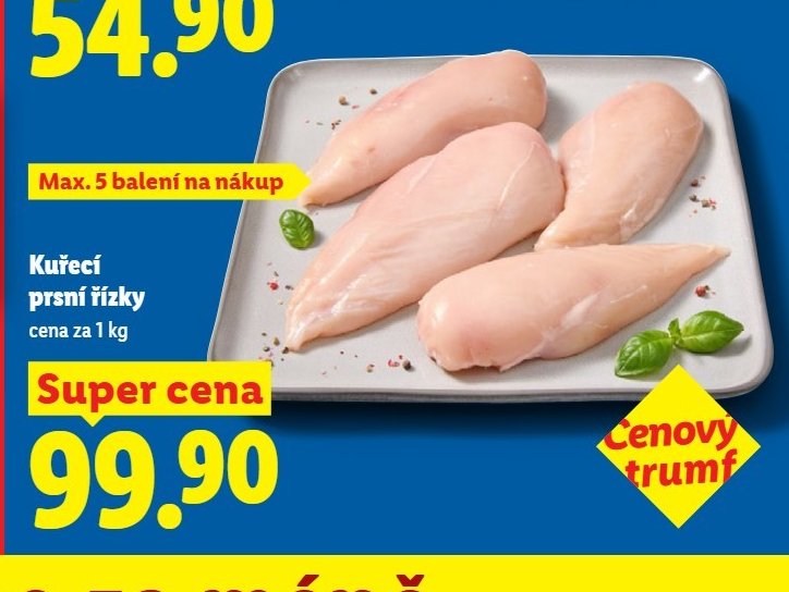 Kuřecí prsní řízky