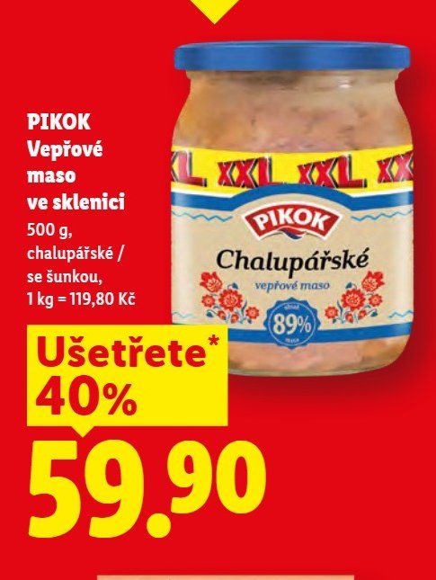 PIKOK Vepřové maso ve sklenici