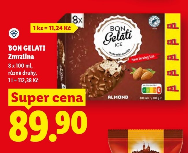 BON GELATI Zmrzlina