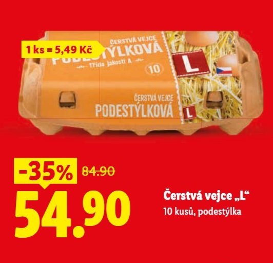 Čerstvá vejce L