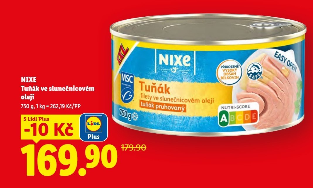 Nixe Tuňák ve slunečnicovém oleji