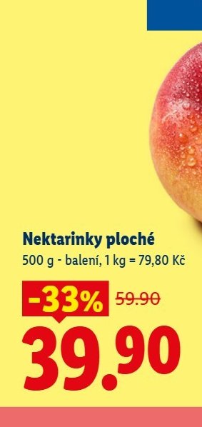 Nektarinky ploché