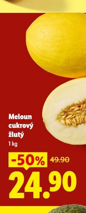 Meloun cukrový žlutý