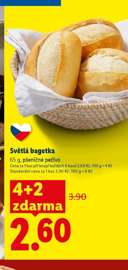 Světlá bagetka