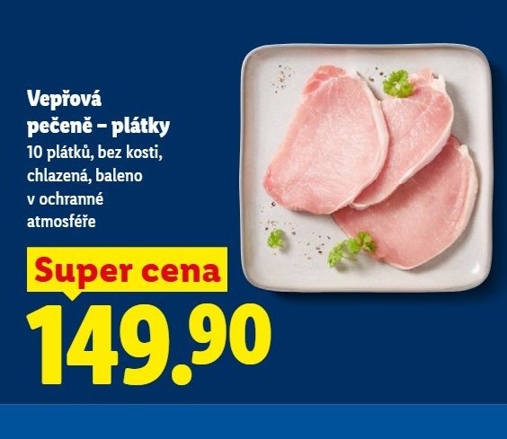 Vepřová pečeně – plátky
