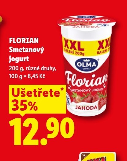 Florian Smetanový jogurt