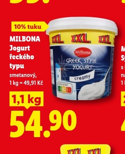 Milbona Jogurt řeckého typu