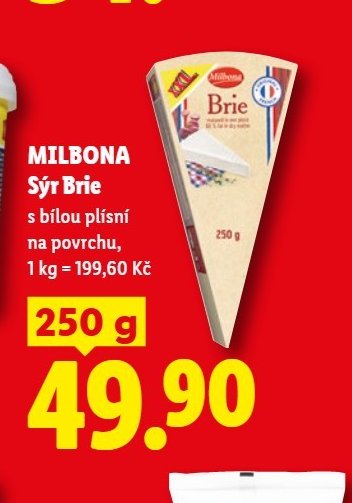 Milbona Sýr Brie