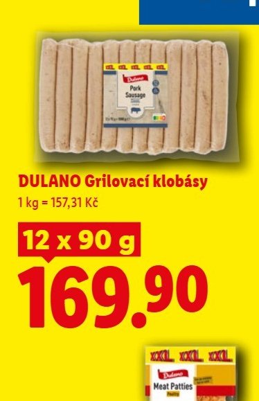 DULANO Grilovací klobásy