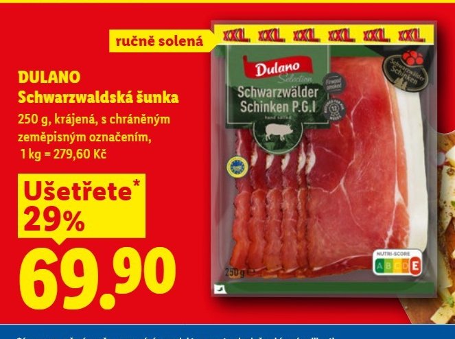 DULANO Schwarzwaldská šunka