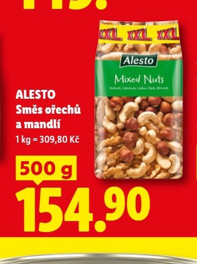 Alesto Směs ořechů a mandlí 500g