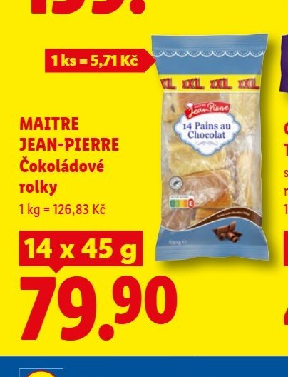 MAITRE JEAN-PIERRE Čokoládové rolky