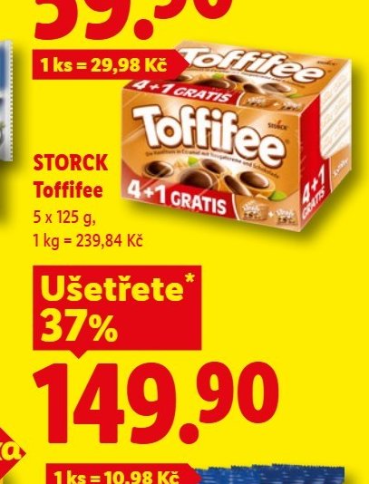 STORCK Toffifee 5x125g