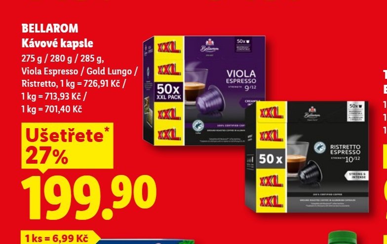 BELLAROM Kávové kapsle