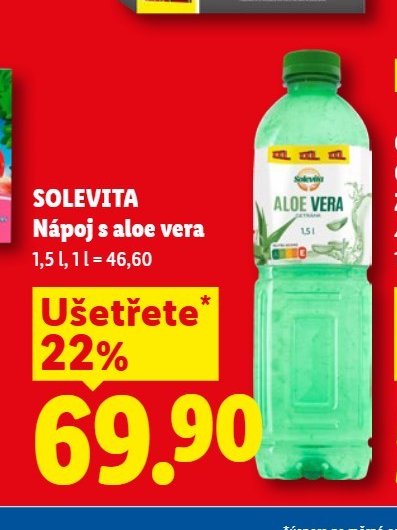 SOLEVITA Nápoj s aloe vera