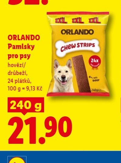 ORLANDO Pamlsky pro psy