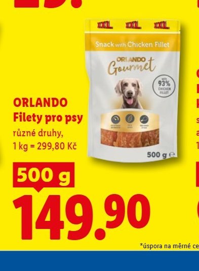 ORLANDO Filety pro psy
