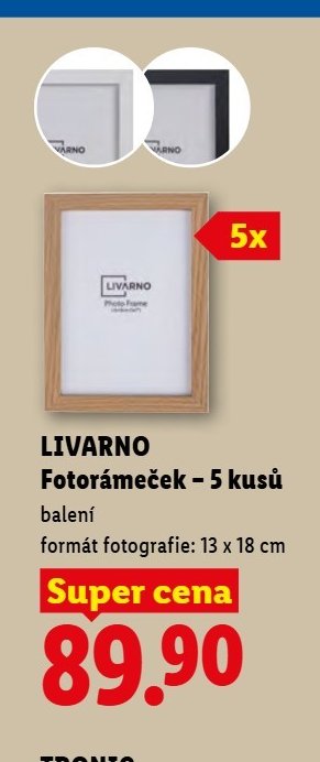 LIVARNO Fotorámeček - 5 kusů