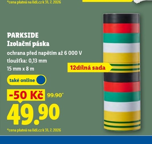 PARKSIDE Izolační páska