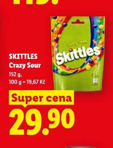 SKITTLES Crazy Sour