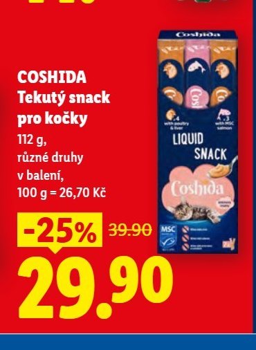 Coshida Tekutý snack pro kočky