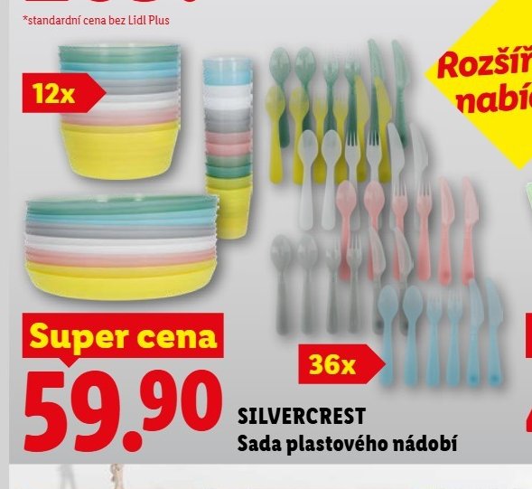 SILVERCREST Sada plastového nádobí