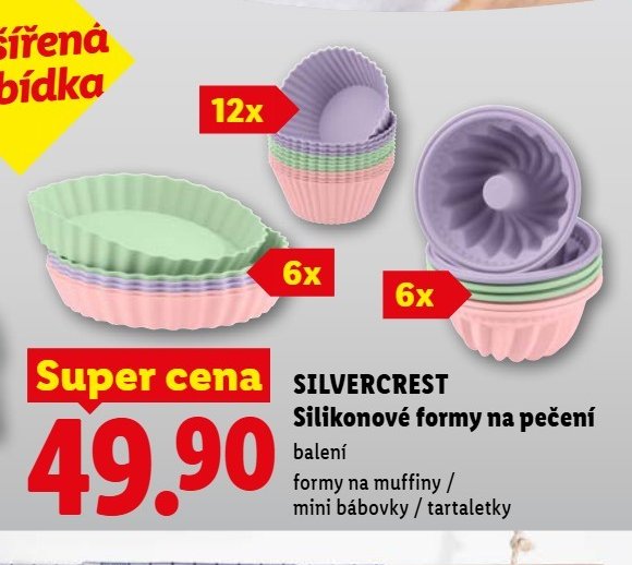 SILVERCREST Silikonové formy na pečení