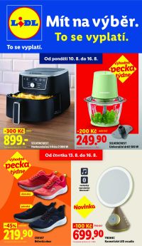 akční leták Lidl 10.8.2026-16.8.2026