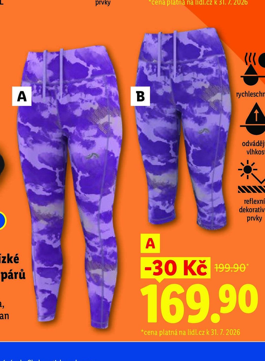 CRIVIT Funkční legíny A