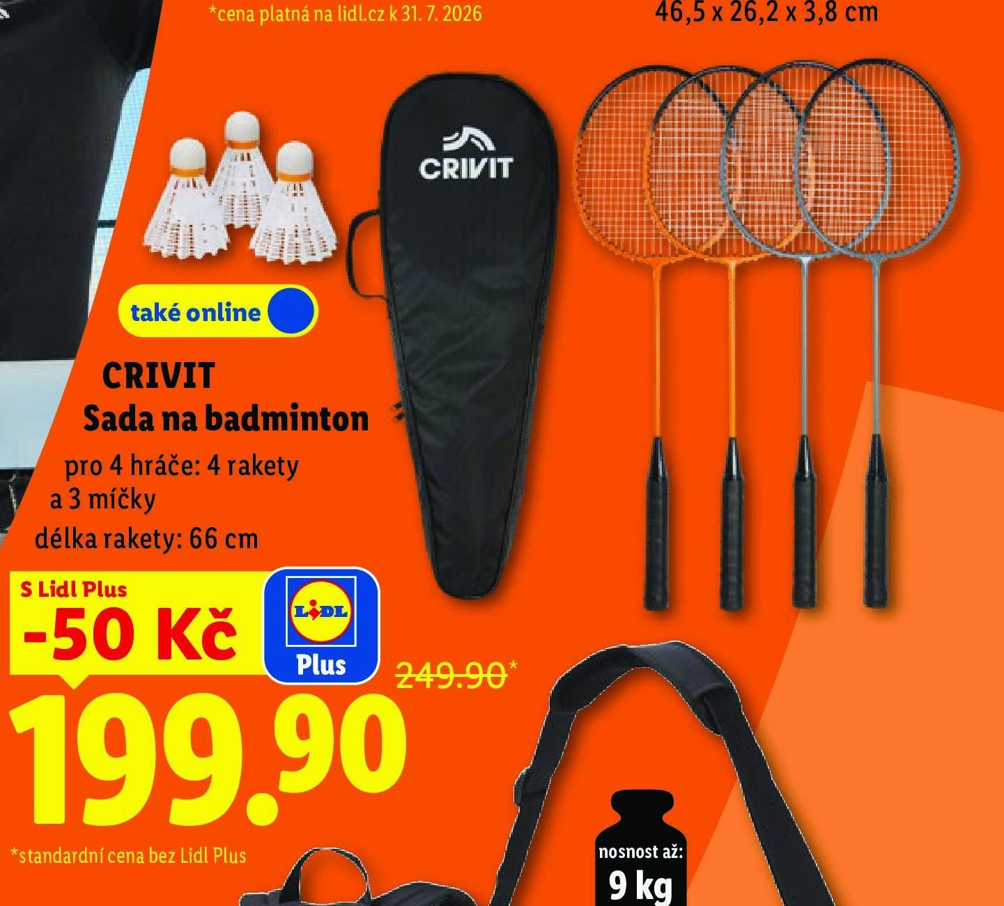 CRIVIT Sada na badminton