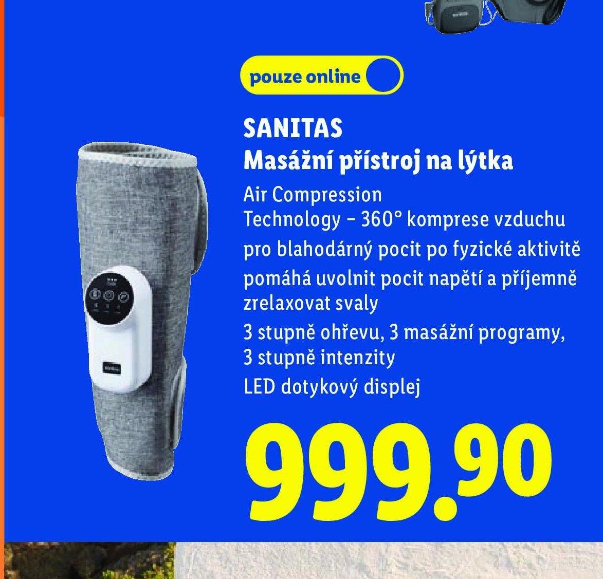 SANITAS Masážní přístroj na lýtka