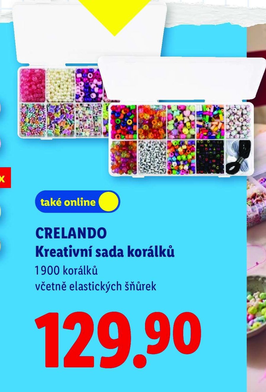 CRELANDO Kreativní sada korálků