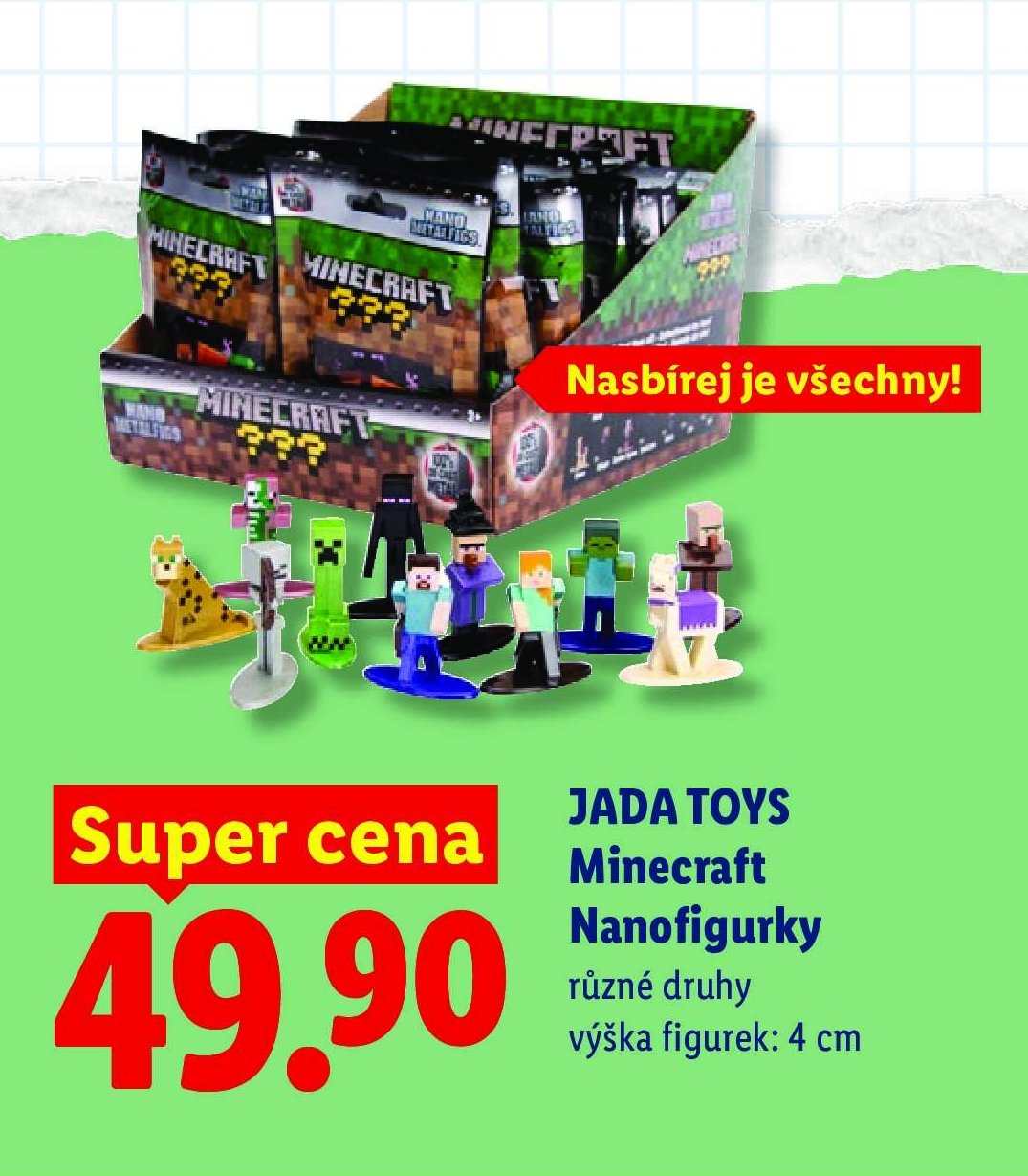 JADA TOYS Minecraft Nanofigurky
