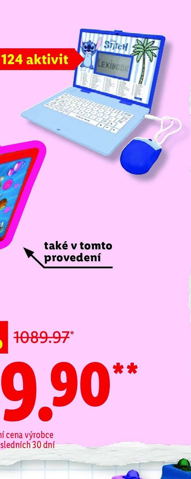 LEXIBOOK Vzdělávací dvojjazyčný notebook