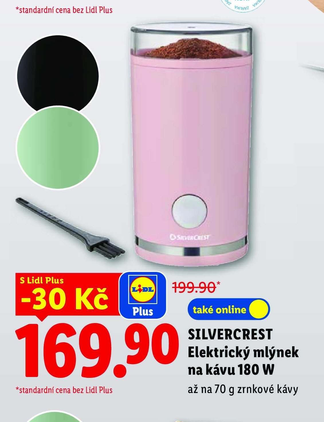 SILVERCREST Elektrický mlýnek na kávu 180 W