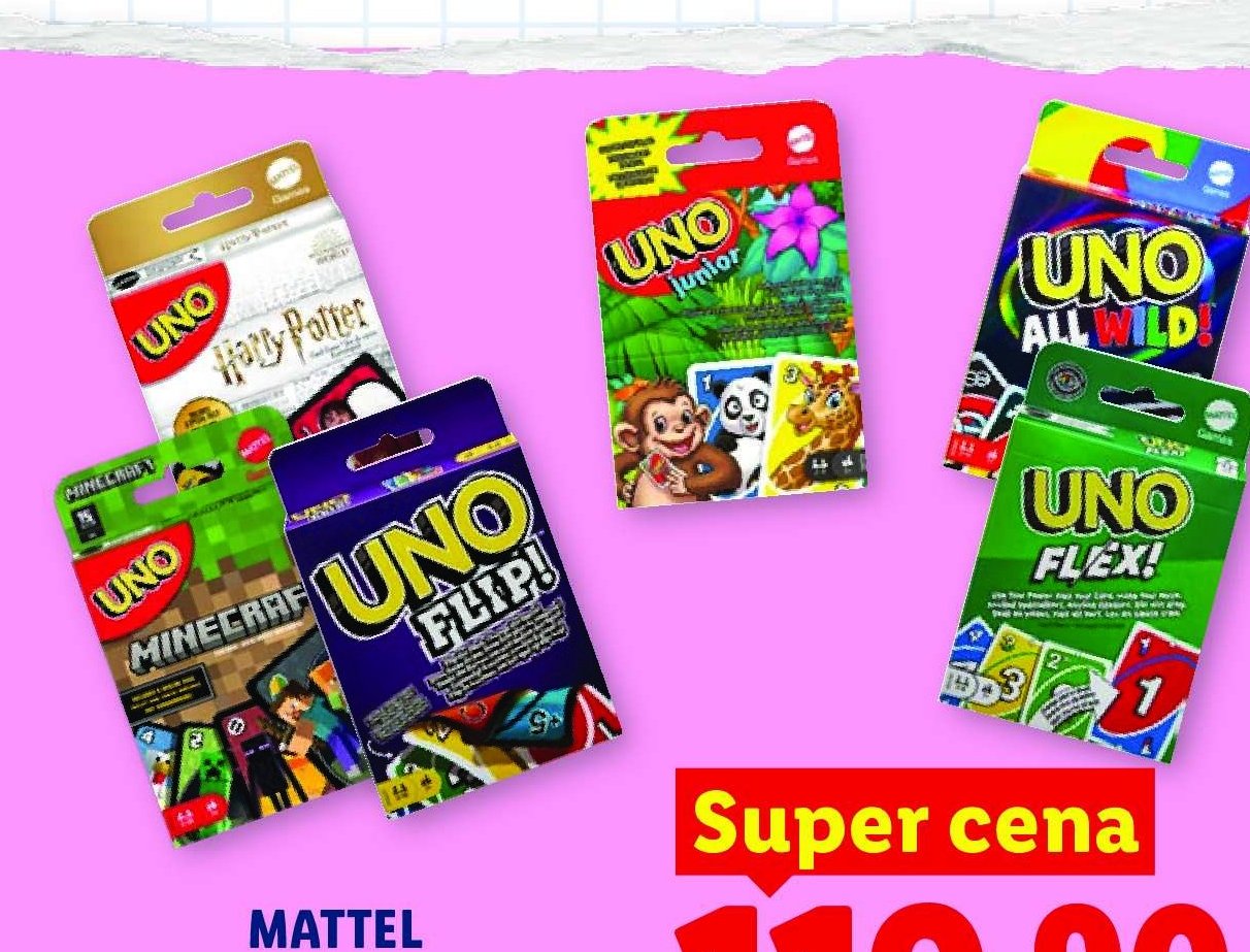MATTEL Karetní hra UNO různé druhy