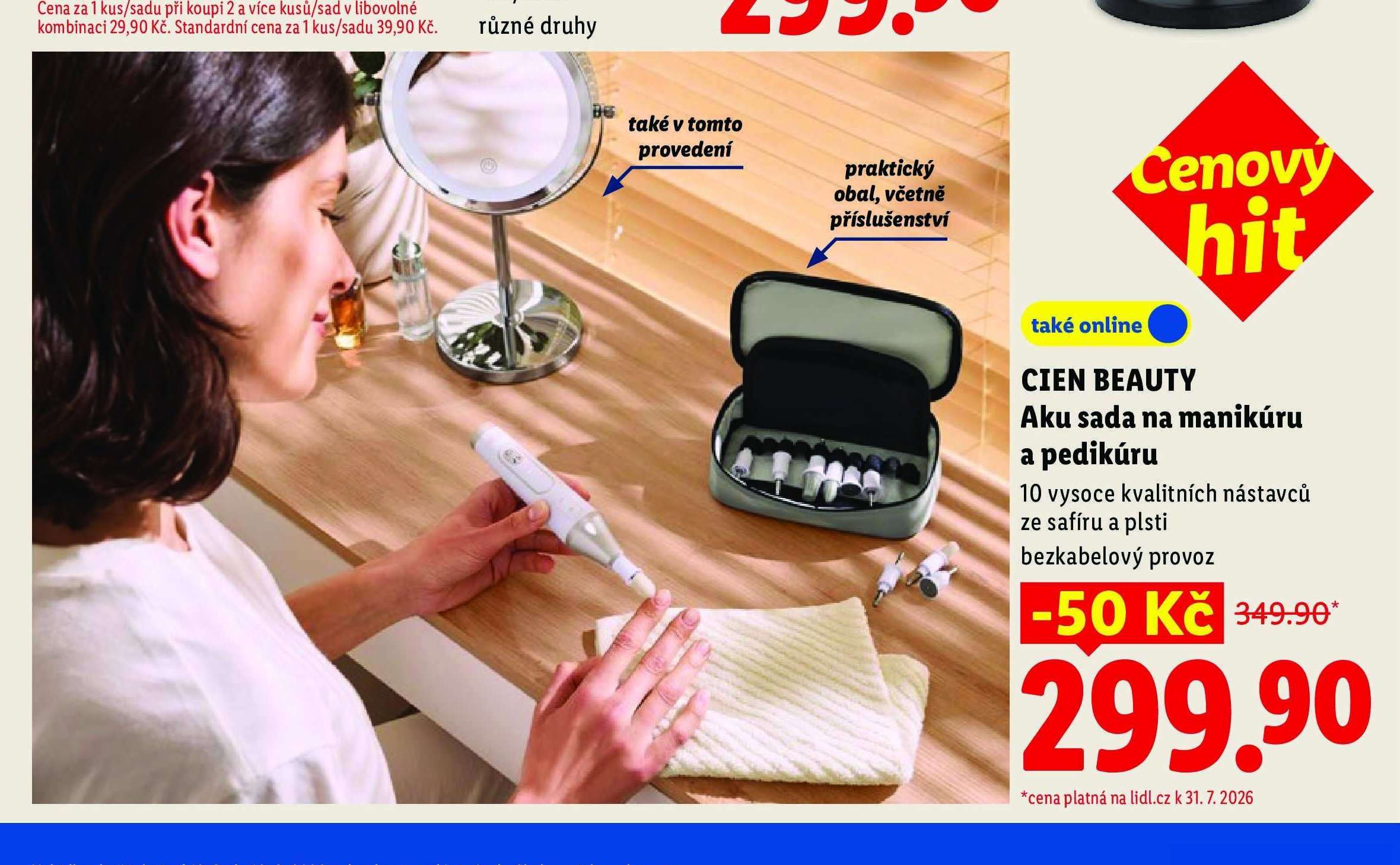 CIEN BEAUTY Aku sada na manikúru a pedikúru
